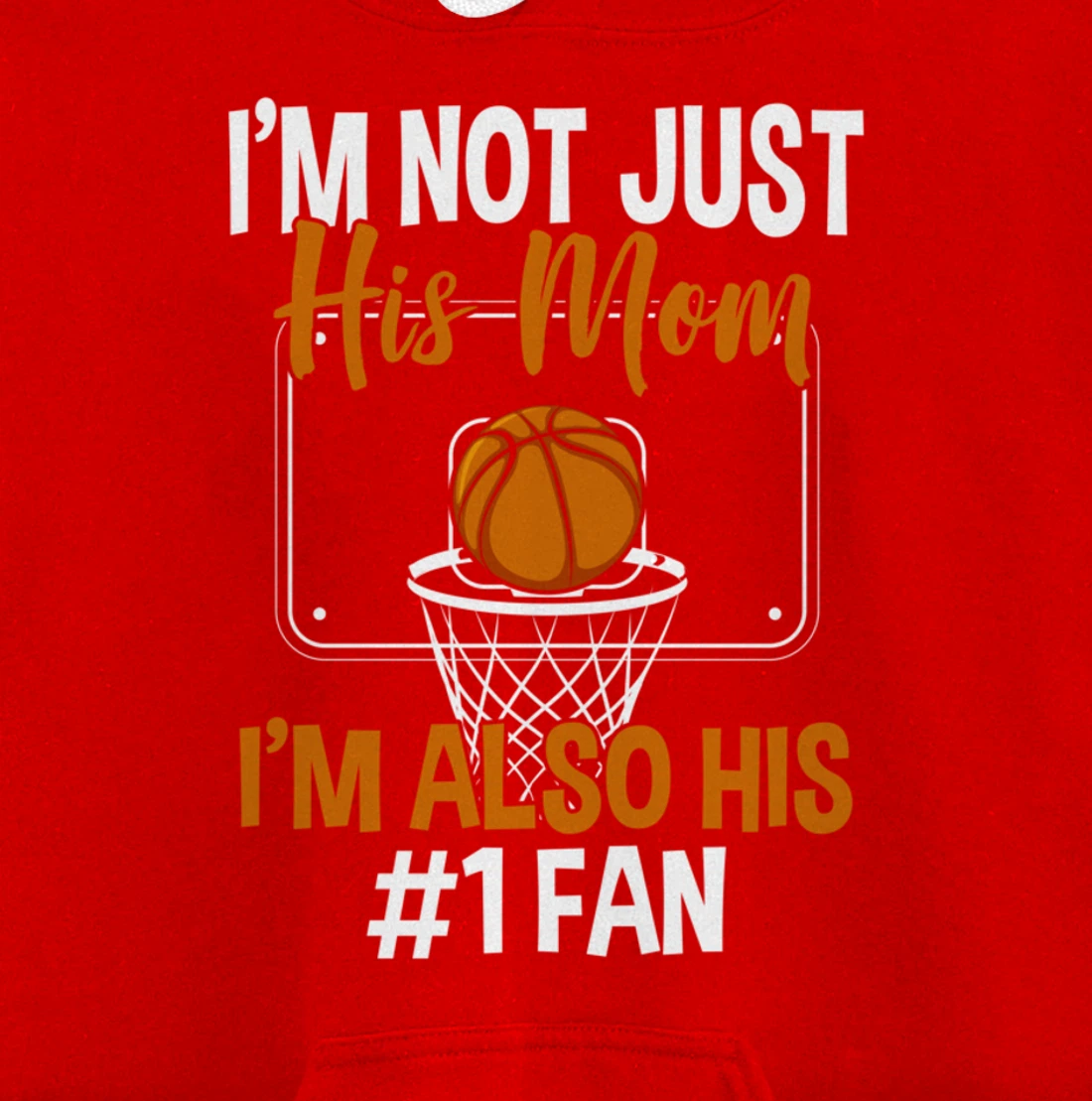 Basketball Mom Basketball Player Basketball Fan Pullover Hoodie