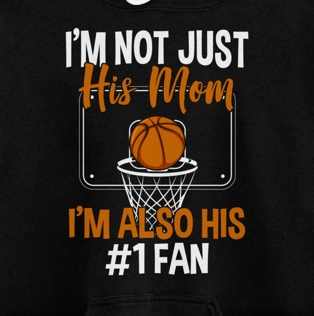 Basketball Mom Basketball Player Basketball Fan Pullover Hoodie