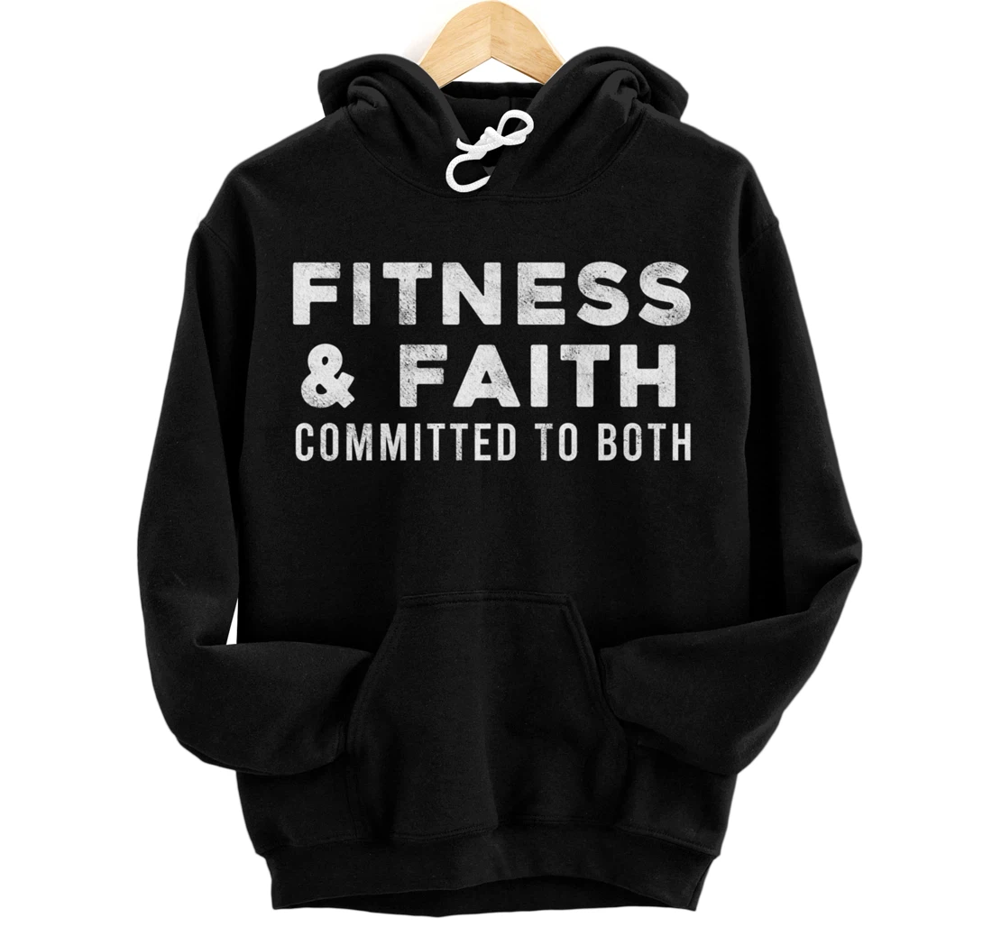 Fitness Training Christian Faith Personal Trainer Gym Addict Pullover Hoodie