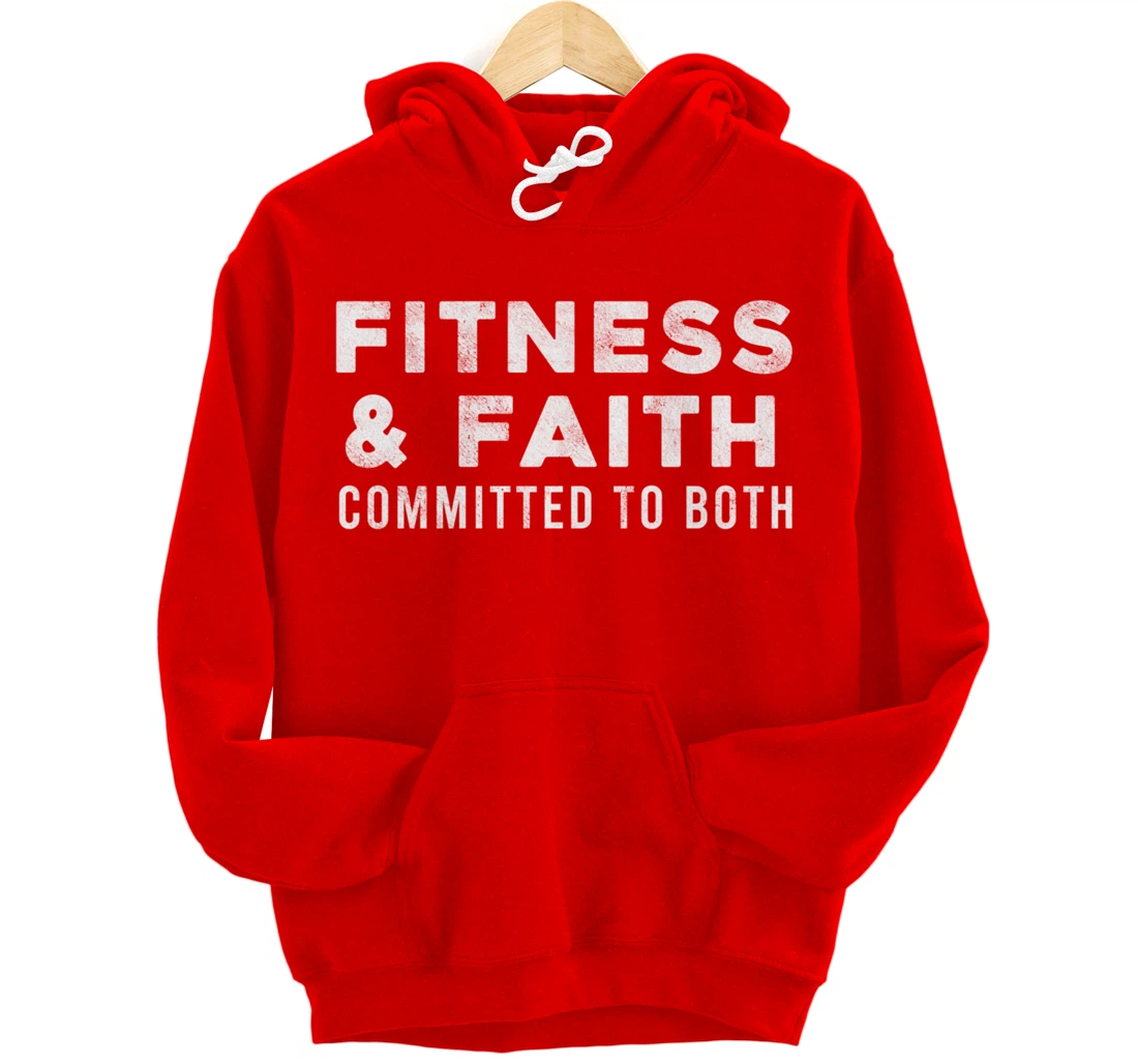 Fitness Training Christian Faith Personal Trainer Gym Addict Pullover Hoodie