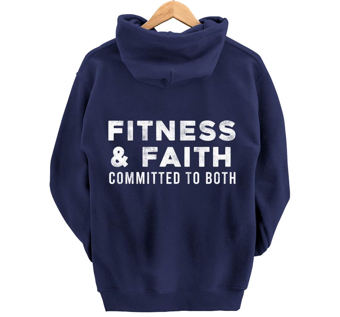 Fitness Training Christian Faith Personal Trainer Gym Addict Pullover Hoodie