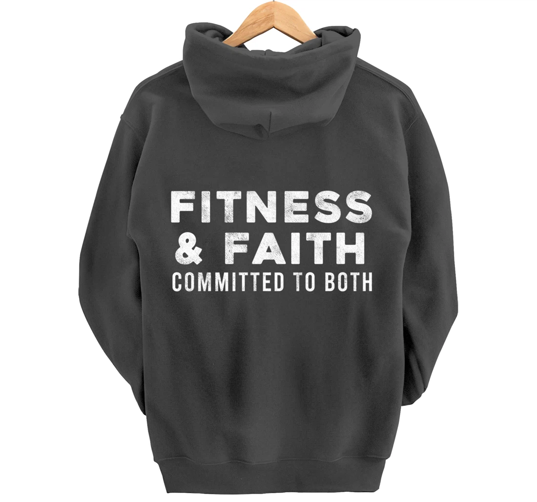 Fitness Training Christian Faith Personal Trainer Gym Addict Pullover Hoodie