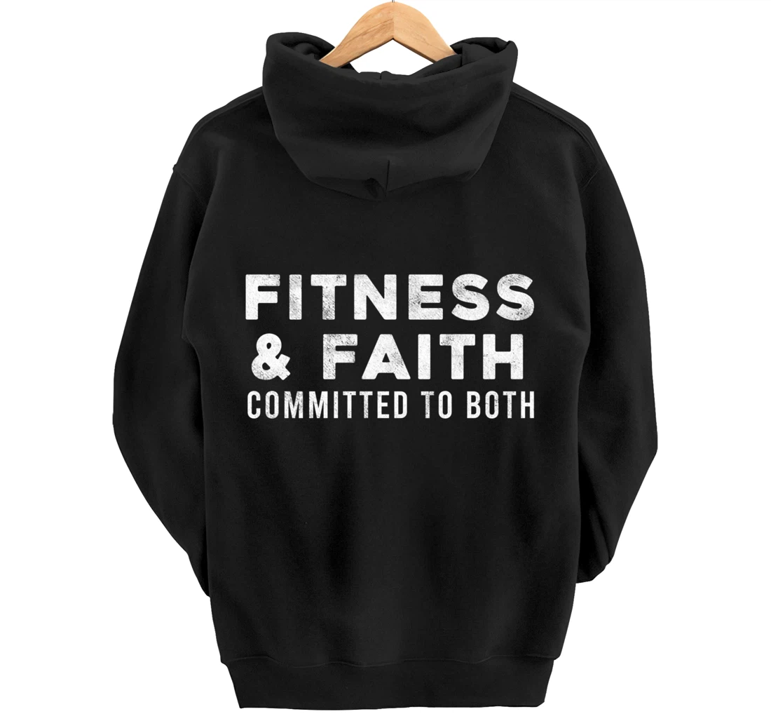 Fitness Training Christian Faith Personal Trainer Gym Addict Pullover Hoodie