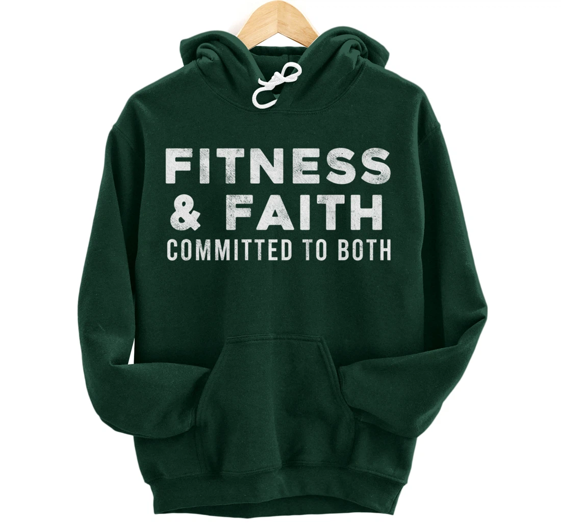 Fitness Training Christian Faith Personal Trainer Gym Addict Pullover Hoodie