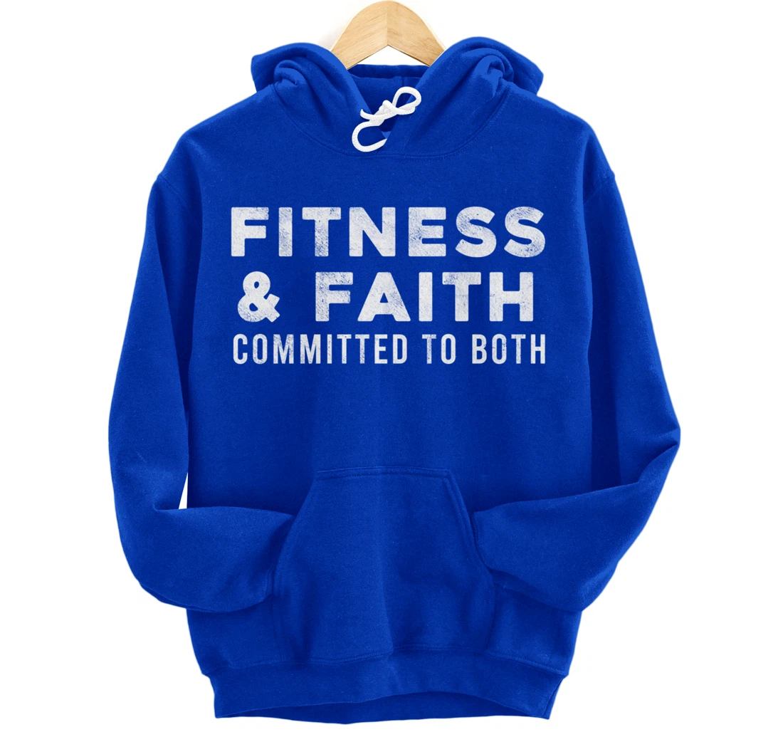 Fitness Training Christian Faith Personal Trainer Gym Addict Pullover Hoodie