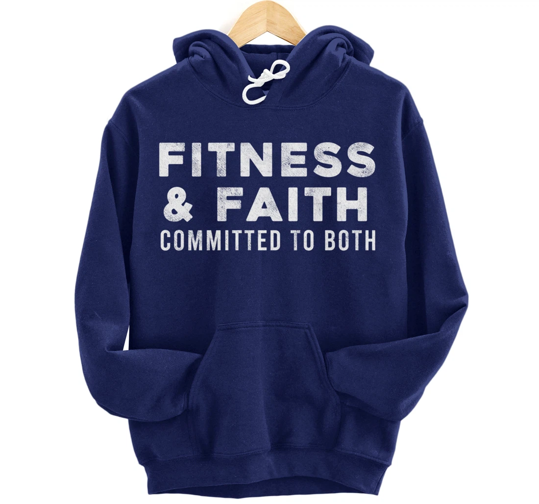 Fitness Training Christian Faith Personal Trainer Gym Addict Pullover Hoodie