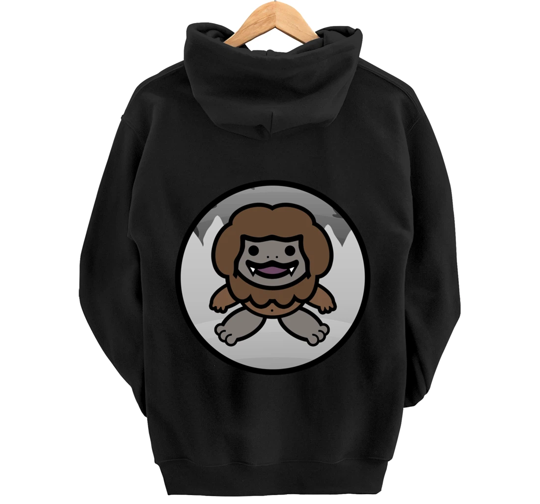 Baby Bigfoot Mythical Yeti Cute Cryptid Cute Sasquatch Pullover Hoodie