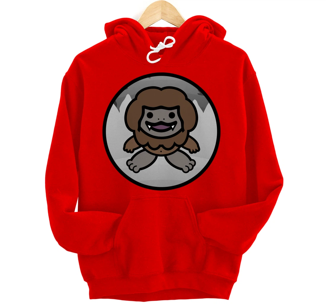 Baby Bigfoot Mythical Yeti Cute Cryptid Cute Sasquatch Pullover Hoodie