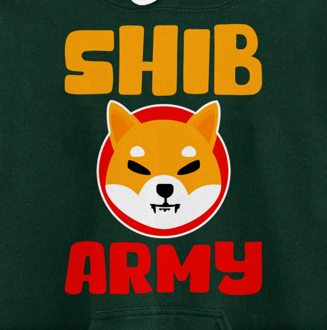 Shib Army to the moon cryptocurrency buy the dip $shib Pullover Hoodie