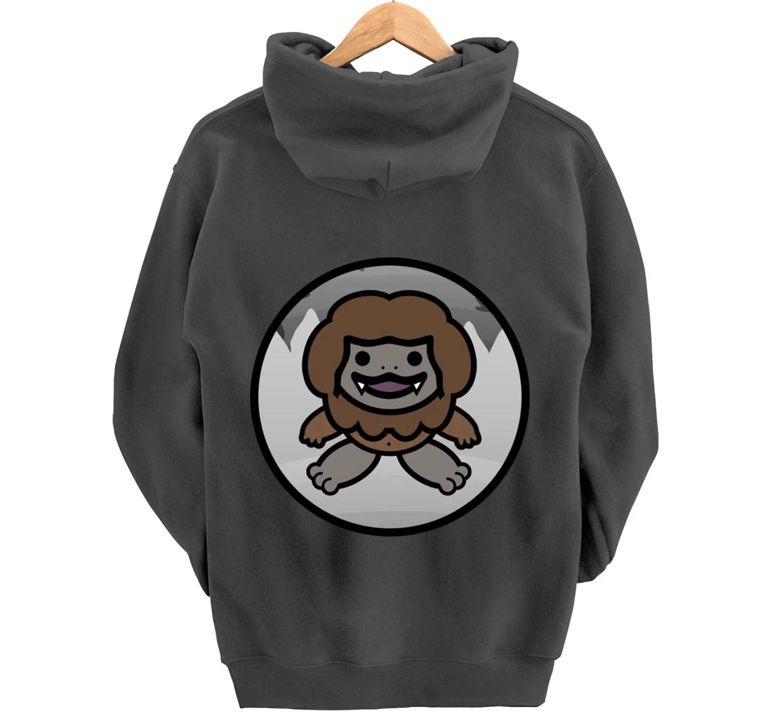 Baby Bigfoot Mythical Yeti Cute Cryptid Cute Sasquatch Pullover Hoodie