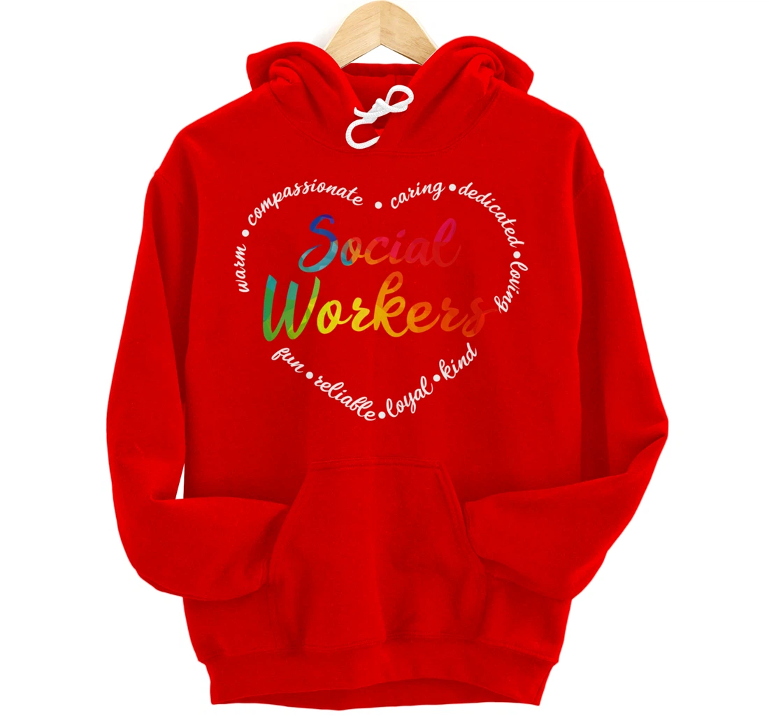 Social Worker Social Work Caseworker Public Servant Themed Pullover Hoodie