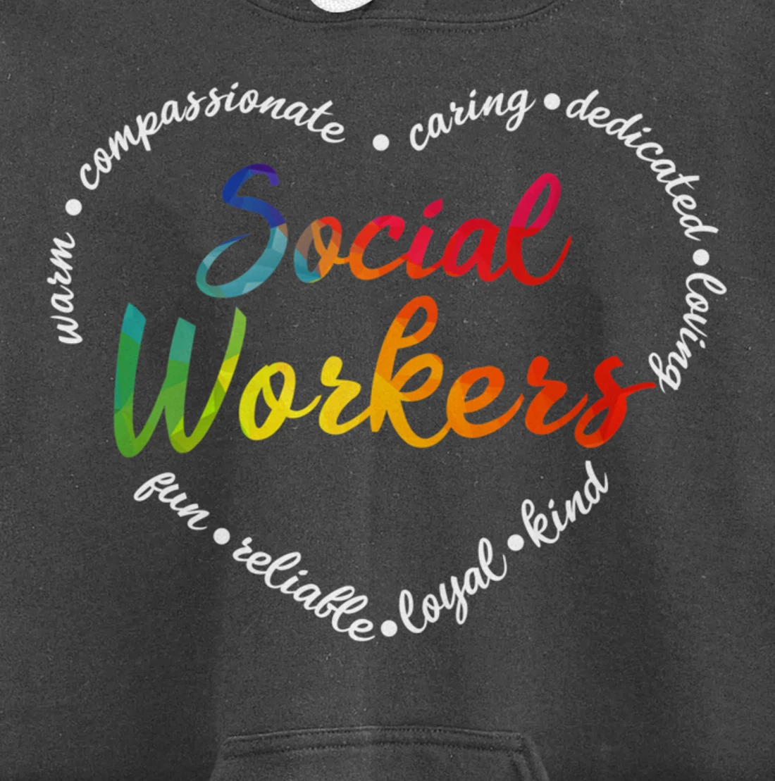 Social Worker Social Work Caseworker Public Servant Themed Pullover Hoodie