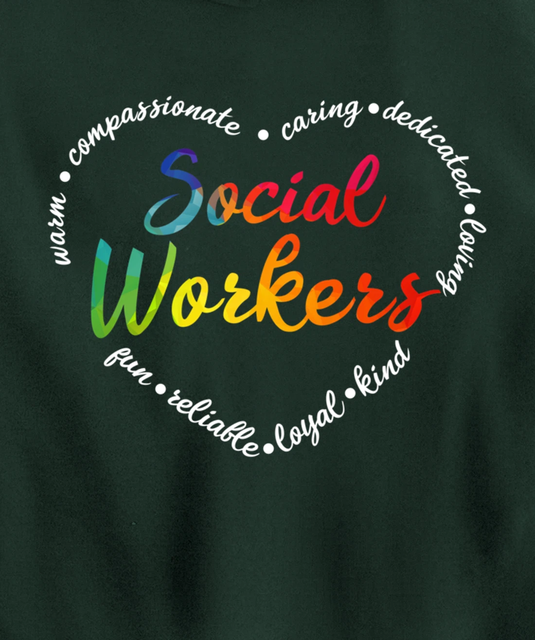 Social Worker Social Work Caseworker Public Servant Themed Pullover Hoodie