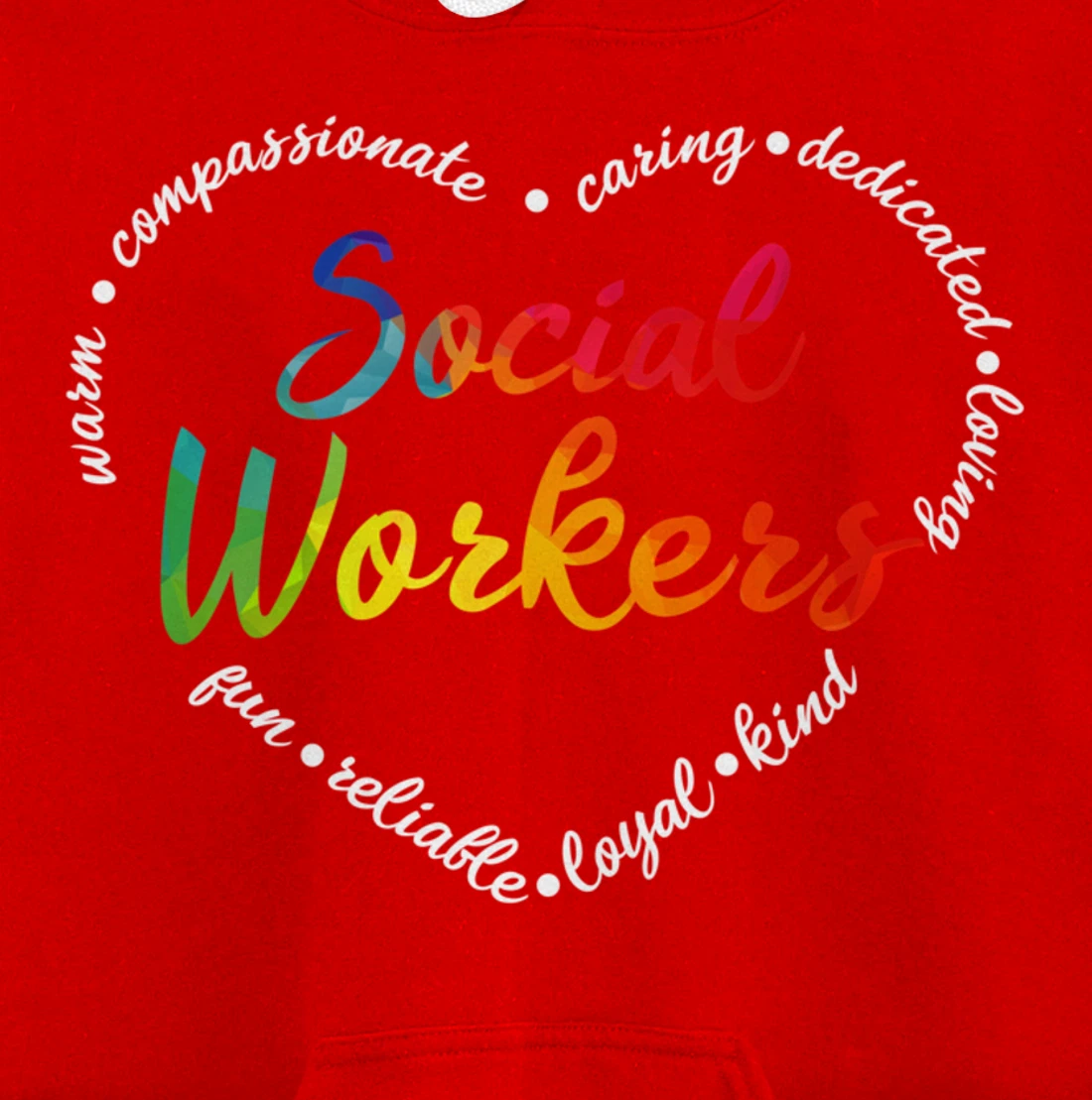Social Worker Social Work Caseworker Public Servant Themed Pullover Hoodie