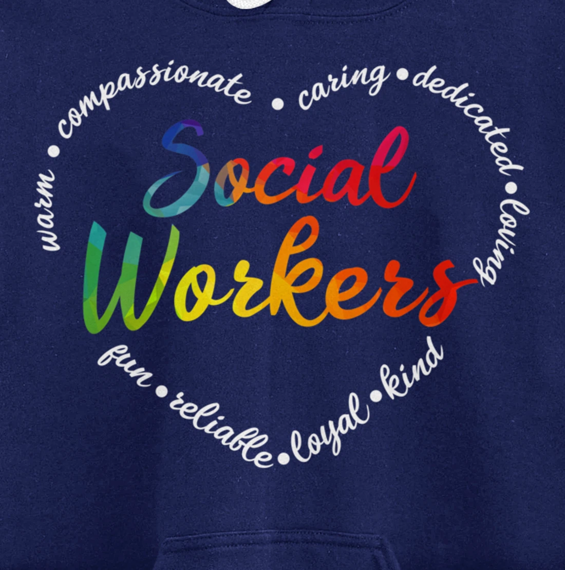 Social Worker Social Work Caseworker Public Servant Themed Pullover Hoodie