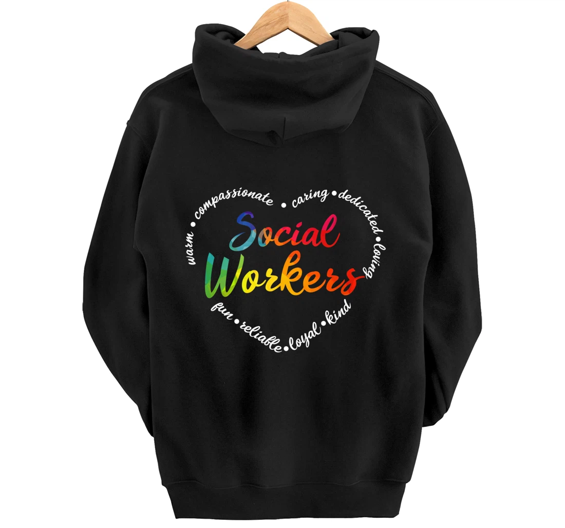Social Worker Social Work Caseworker Public Servant Themed Pullover Hoodie