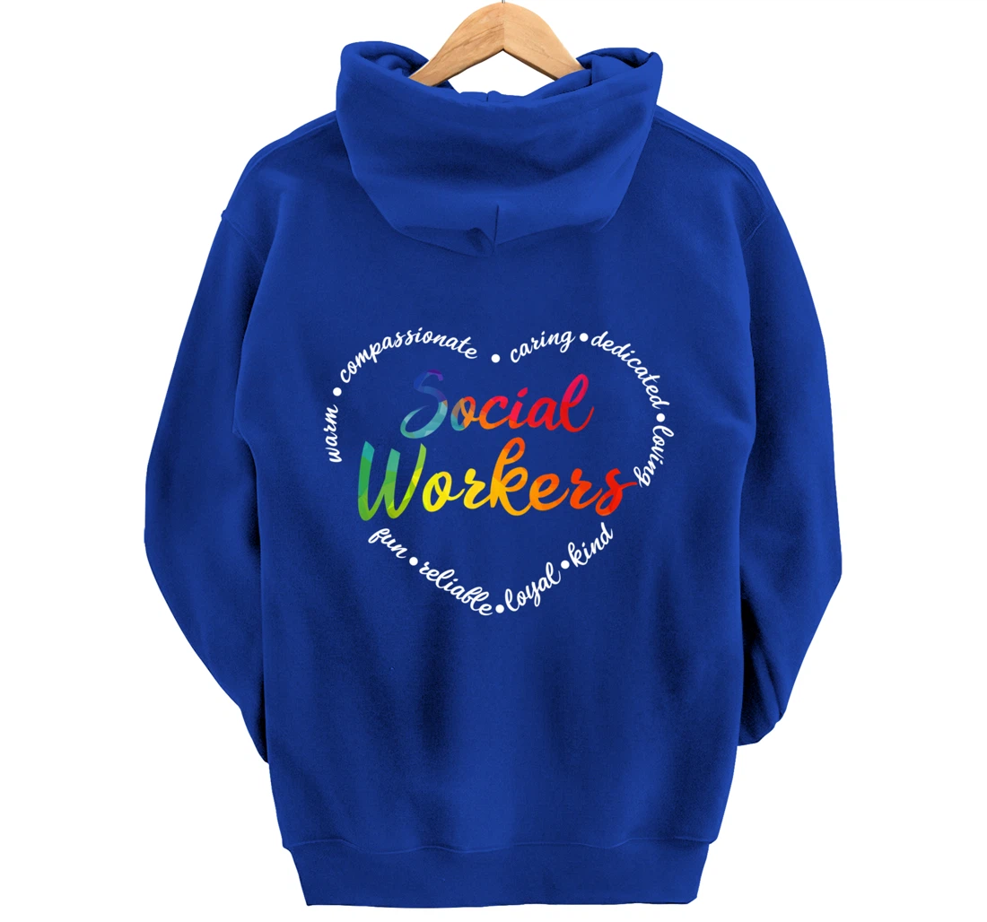 Social Worker Social Work Caseworker Public Servant Themed Pullover Hoodie