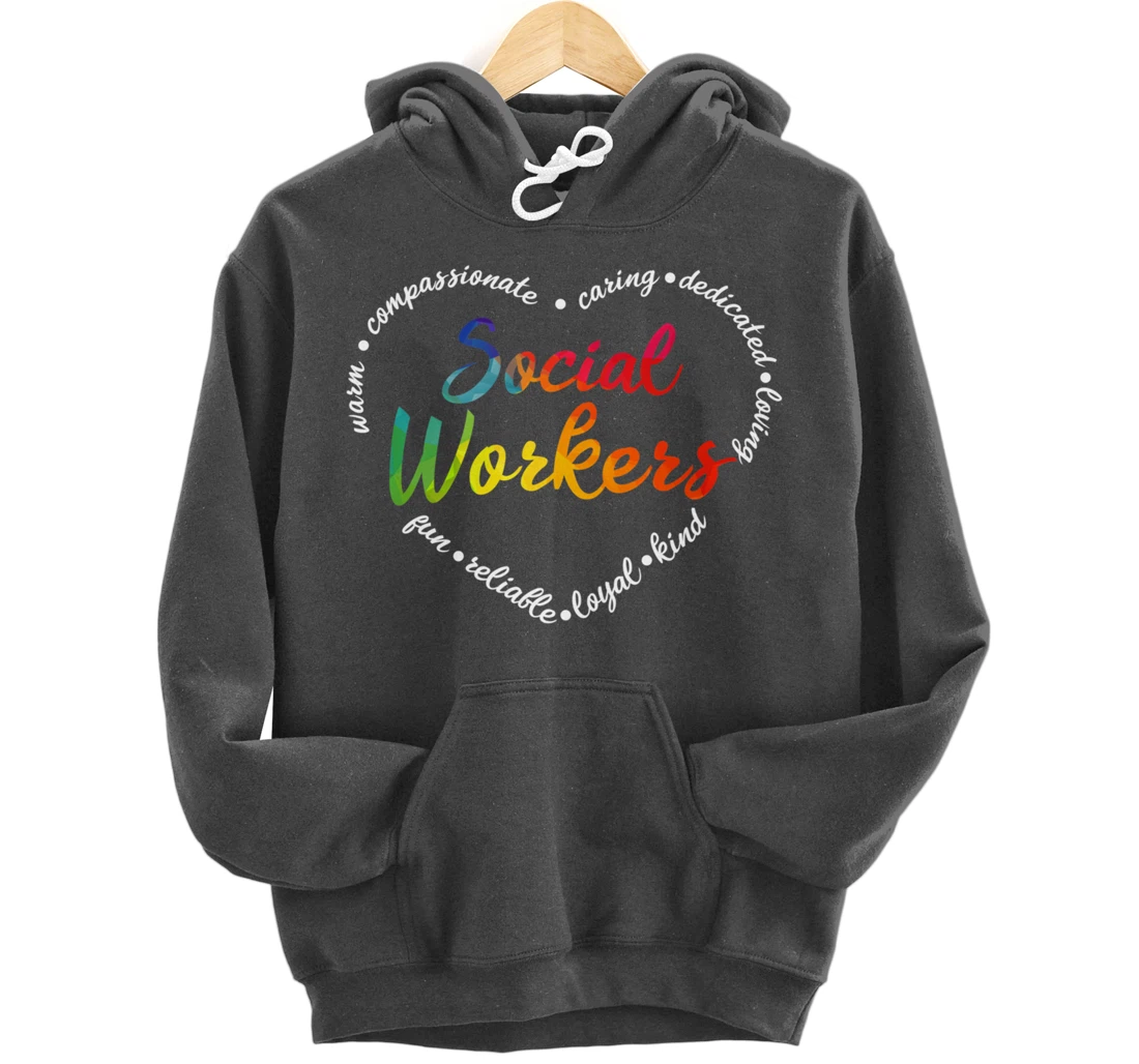 Social Worker Social Work Caseworker Public Servant Themed Pullover Hoodie