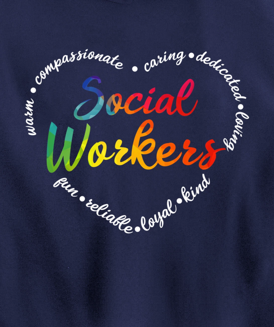 Social Worker Social Work Caseworker Public Servant Themed Pullover Hoodie