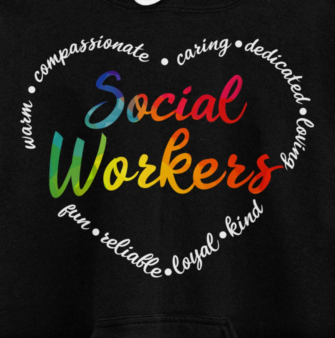 Social Worker Social Work Caseworker Public Servant Themed Pullover Hoodie
