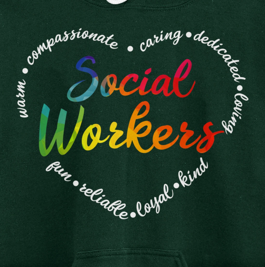Social Worker Social Work Caseworker Public Servant Themed Pullover Hoodie