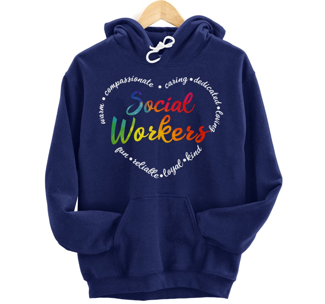 Social Worker Social Work Caseworker Public Servant Themed Pullover Hoodie