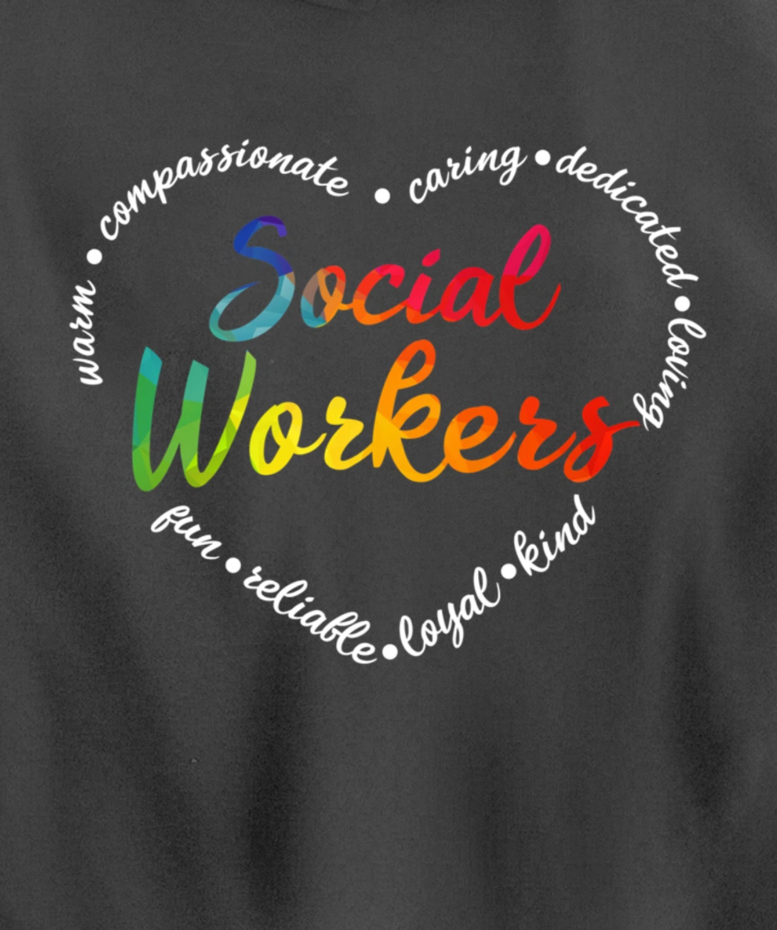 Social Worker Social Work Caseworker Public Servant Themed Pullover Hoodie