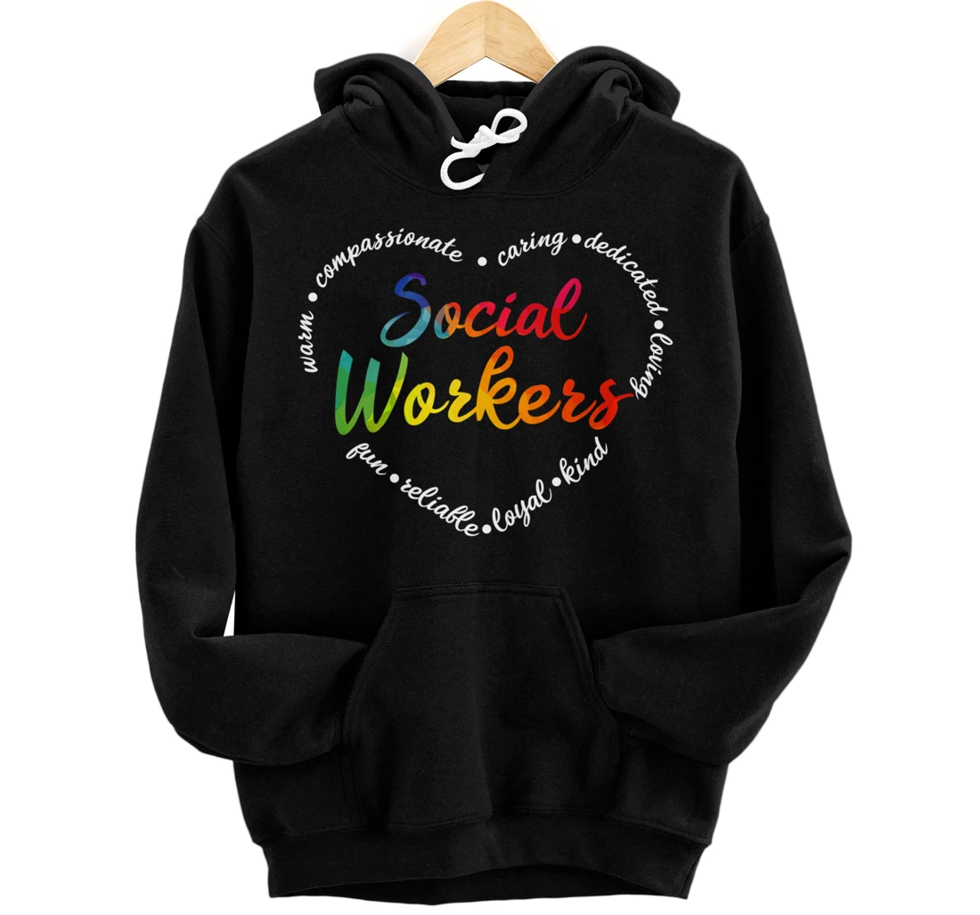 Social Worker Social Work Caseworker Public Servant Themed Pullover Hoodie