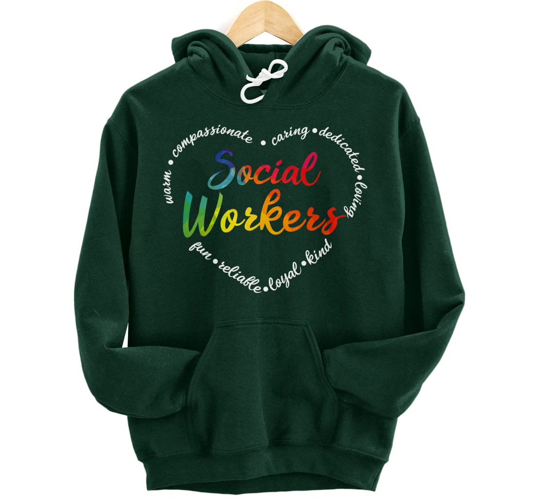 Social Worker Social Work Caseworker Public Servant Themed Pullover Hoodie