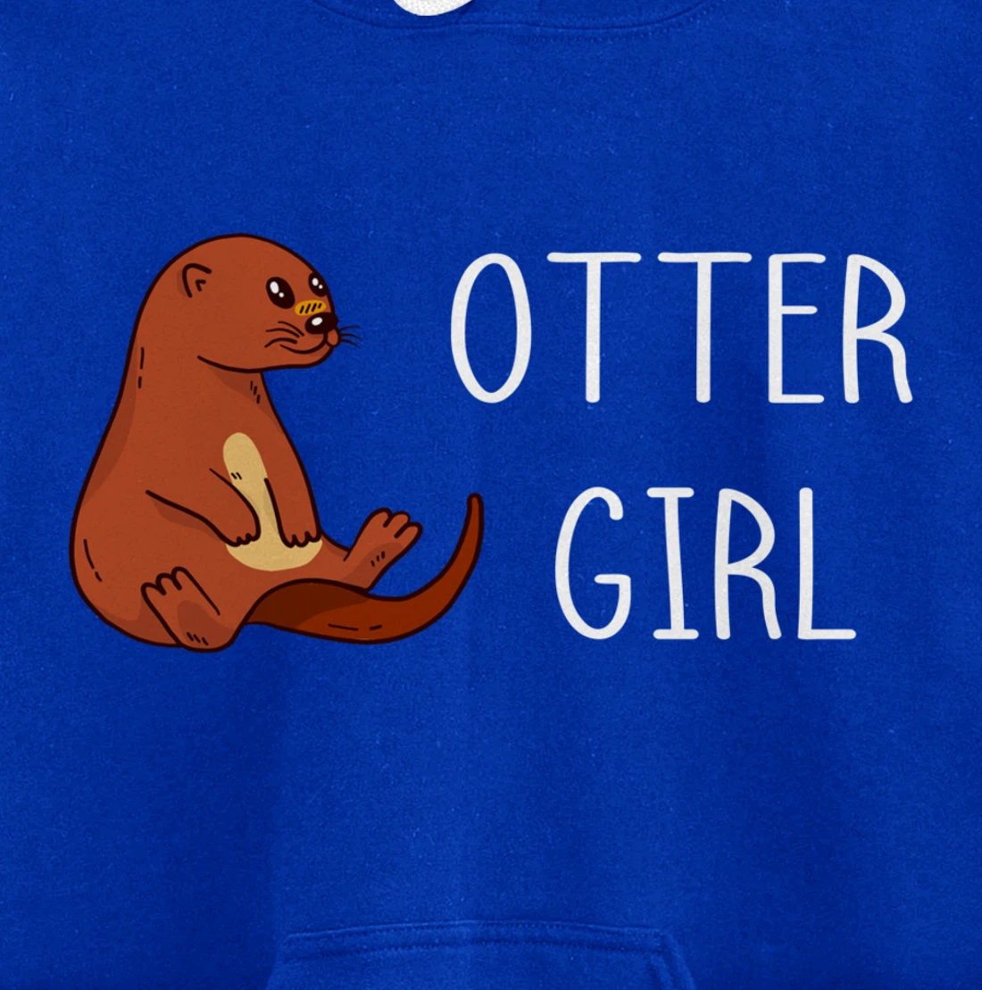 Aquatic Mammal Otter Girl Sea Otter Sealife Water Lover Pullover Hoodie