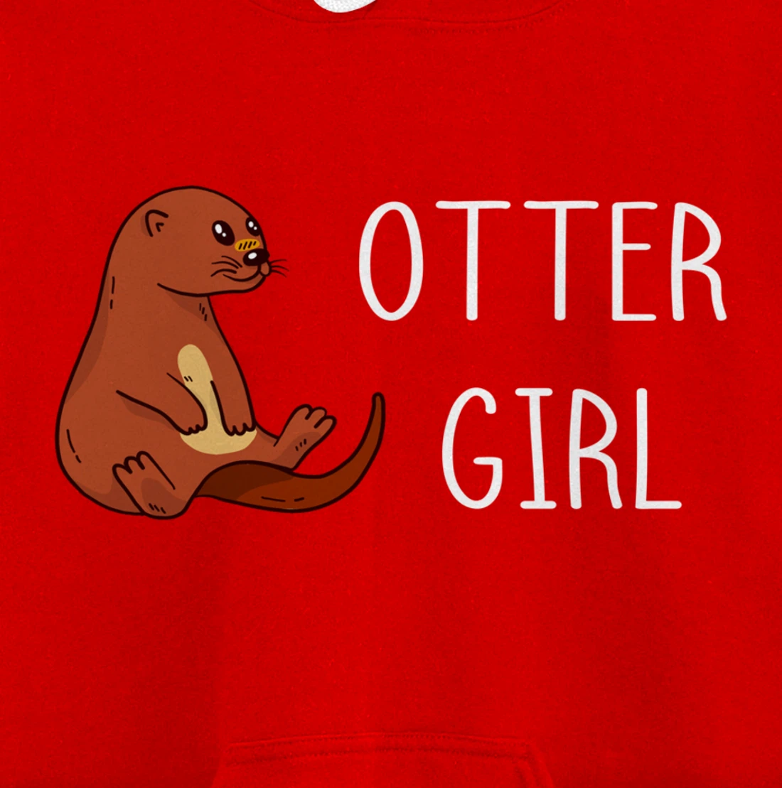 Aquatic Mammal Otter Girl Sea Otter Sealife Water Lover Pullover Hoodie