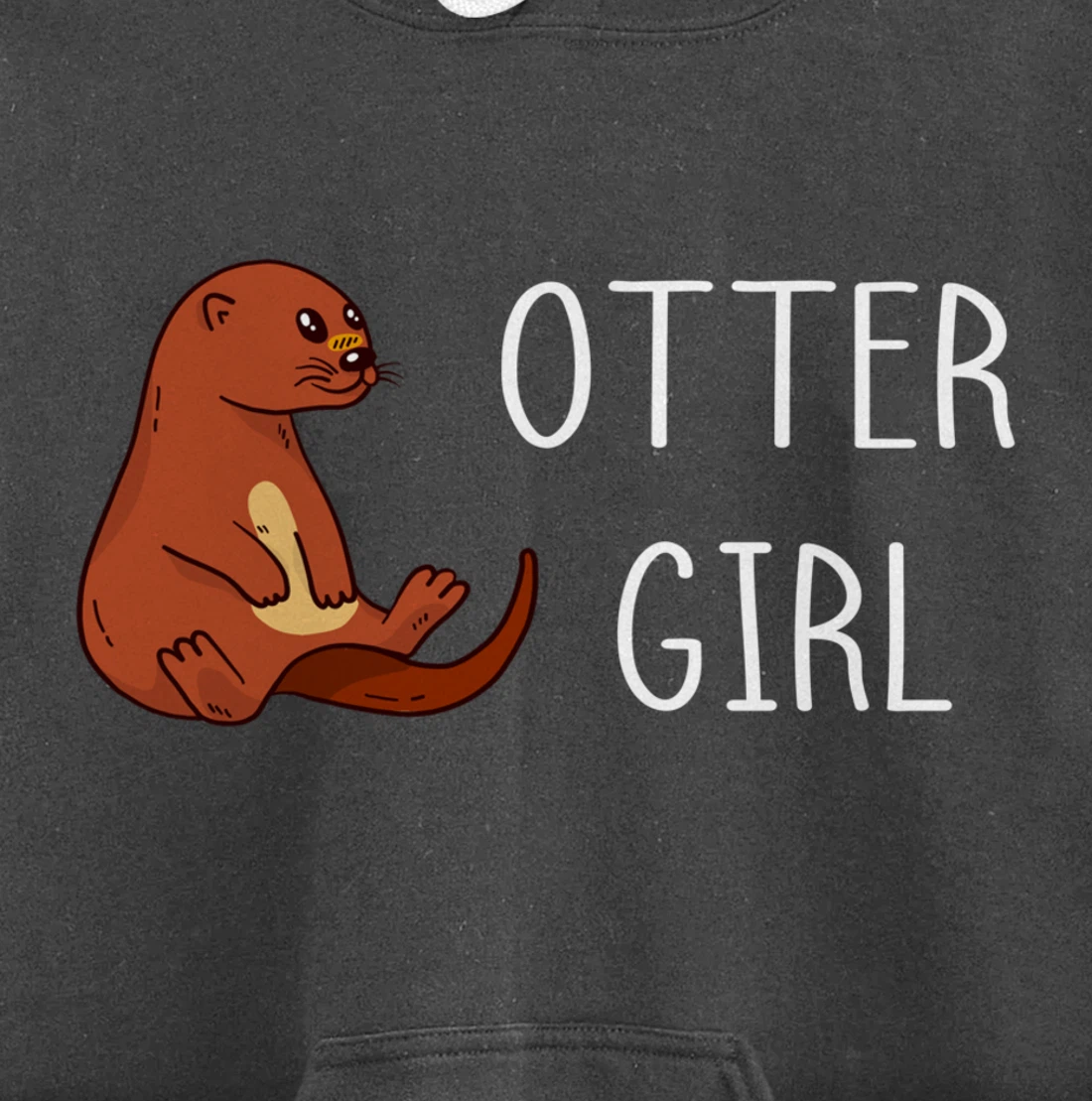 Aquatic Mammal Otter Girl Sea Otter Sealife Water Lover Pullover Hoodie