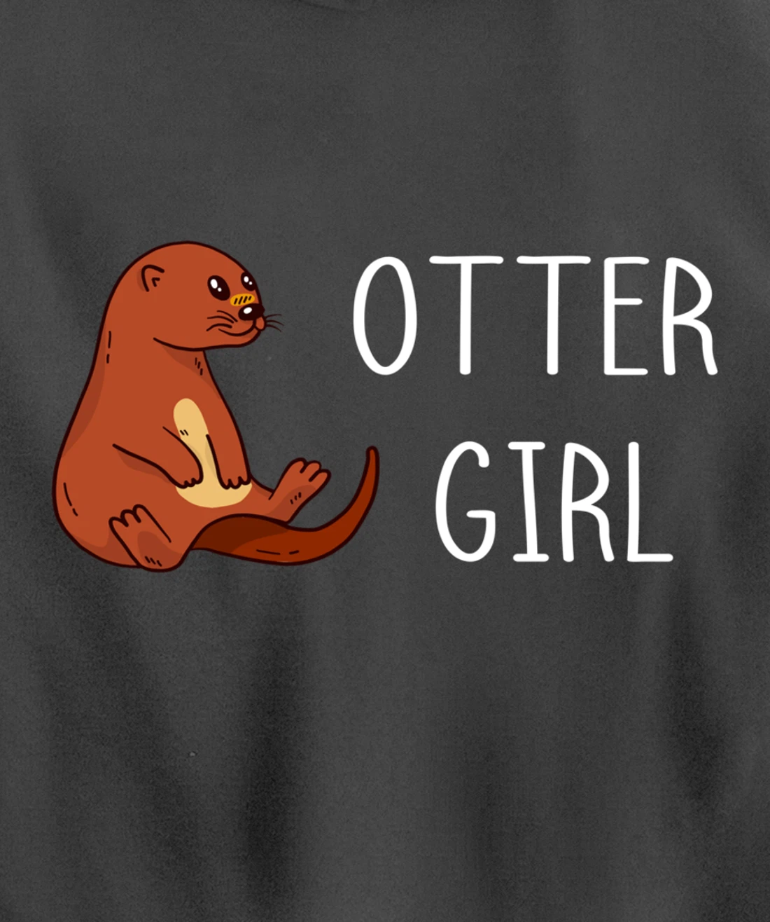 Aquatic Mammal Otter Girl Sea Otter Sealife Water Lover Pullover Hoodie