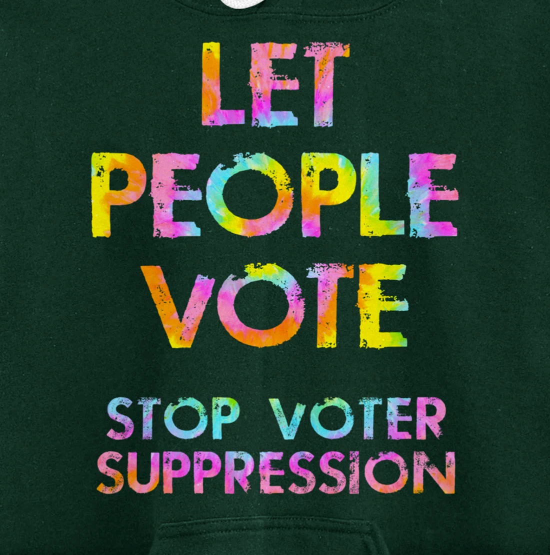 Stop, end voter suppression. Right to vote. Voting rights Pullover Hoodie