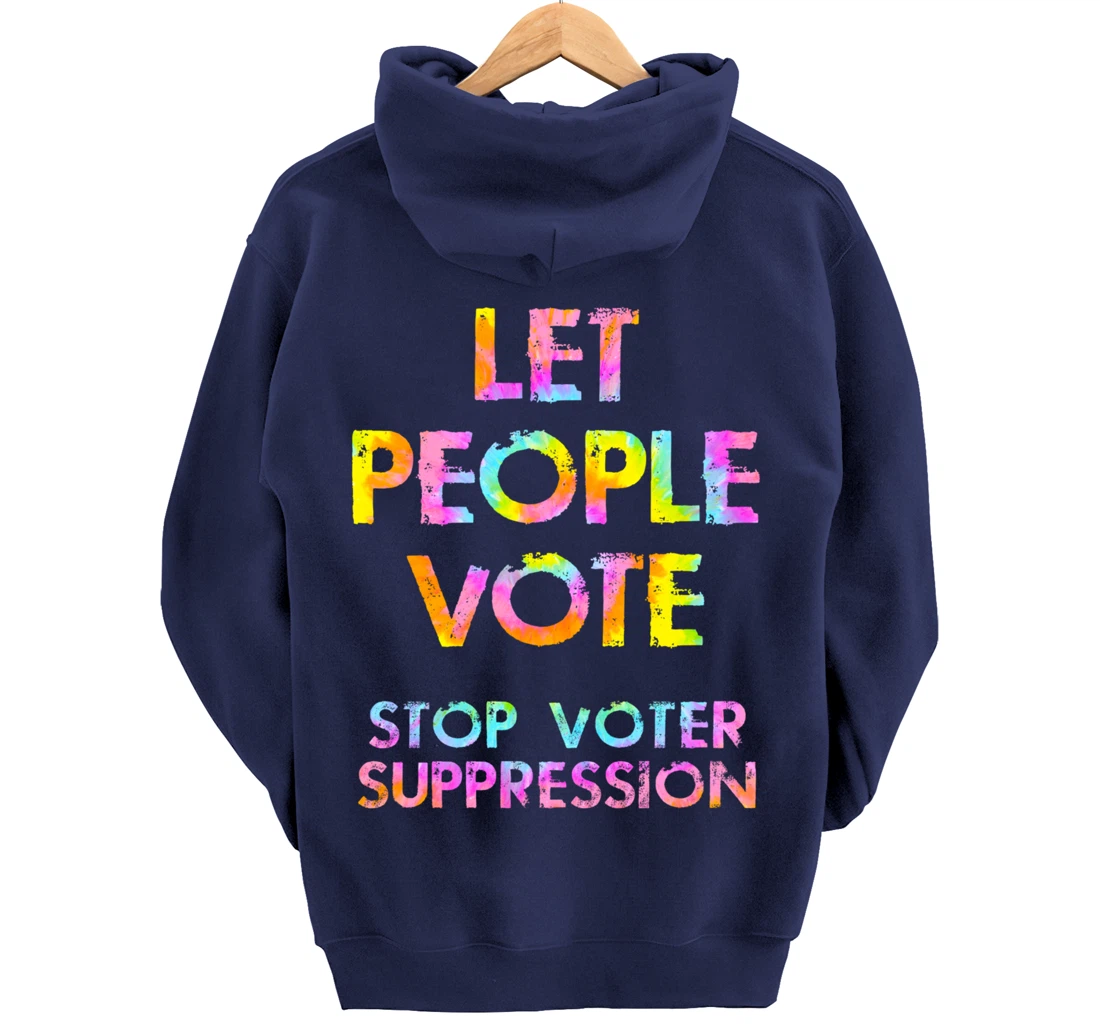 Stop, end voter suppression. Right to vote. Voting rights Pullover Hoodie
