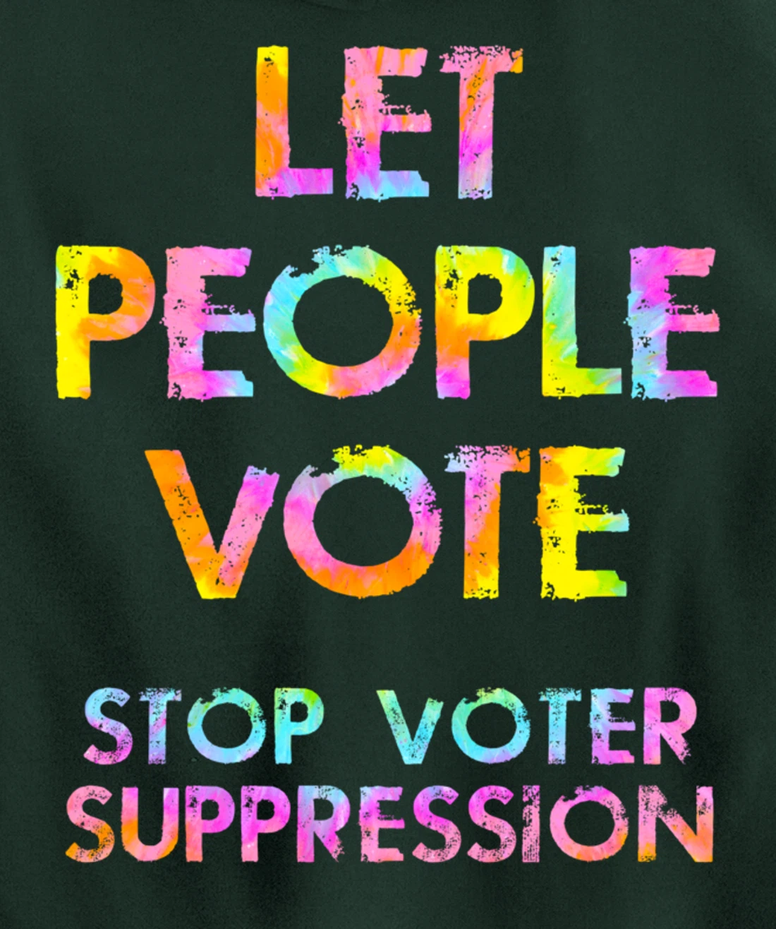 Stop, end voter suppression. Right to vote. Voting rights Pullover Hoodie