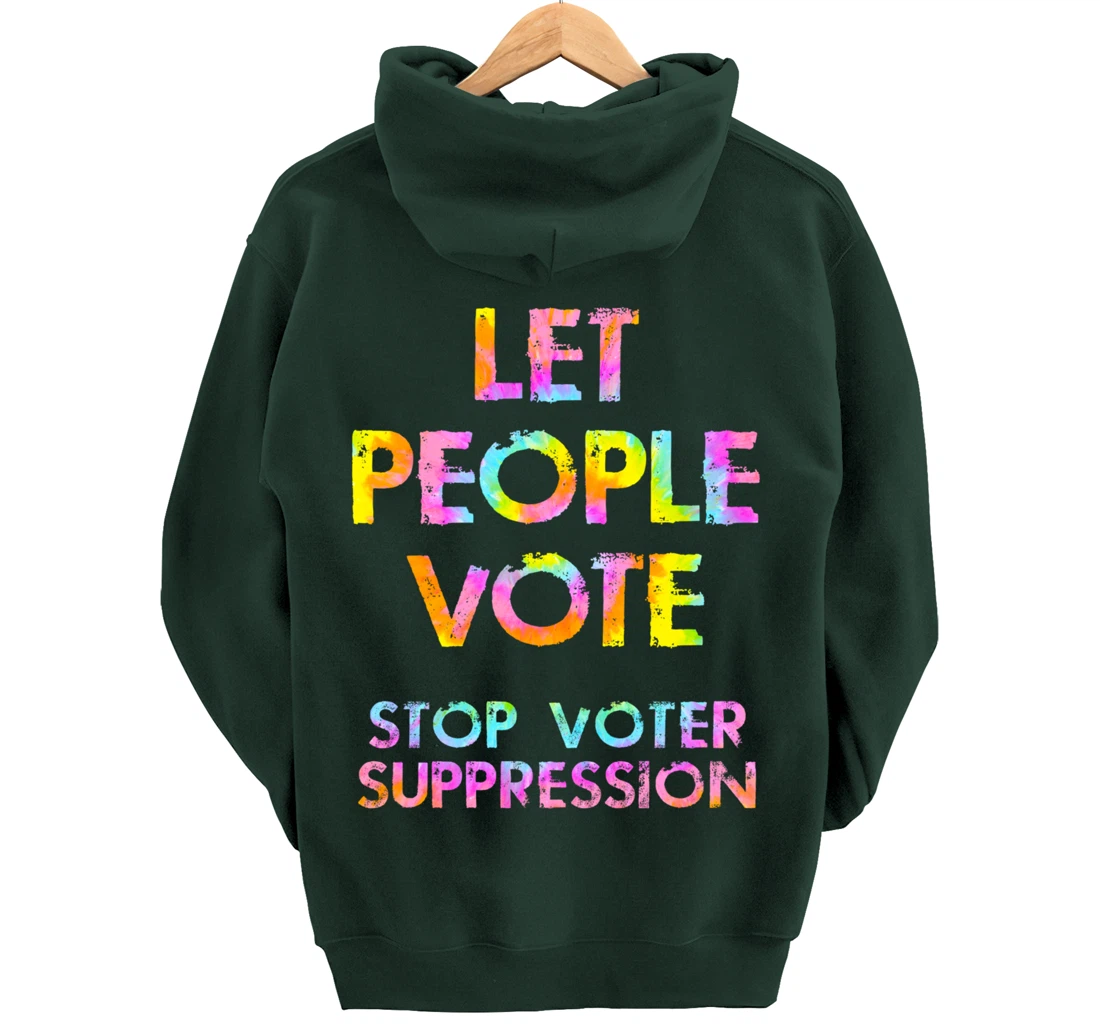 Stop, end voter suppression. Right to vote. Voting rights Pullover Hoodie