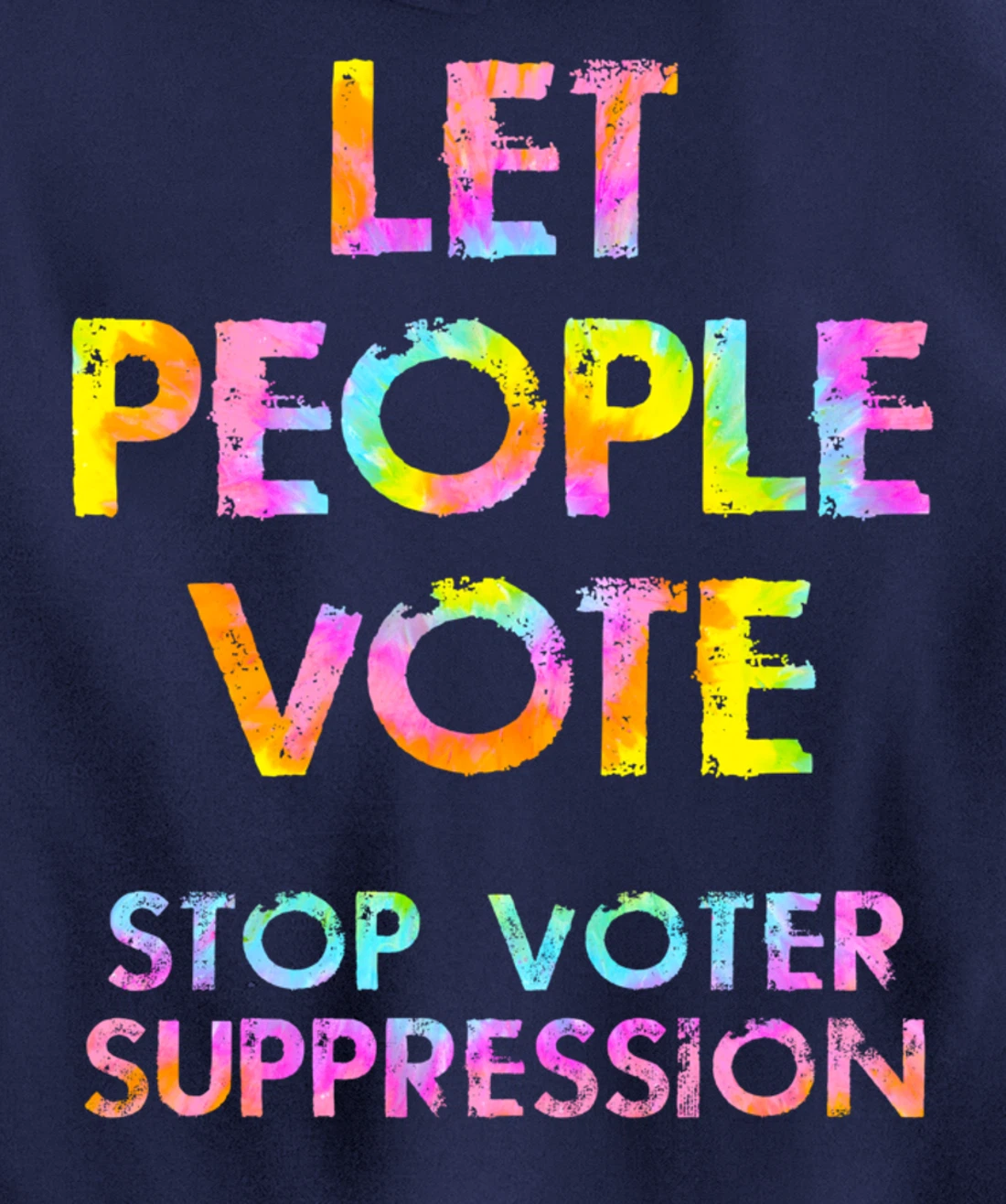Stop, end voter suppression. Right to vote. Voting rights Pullover Hoodie