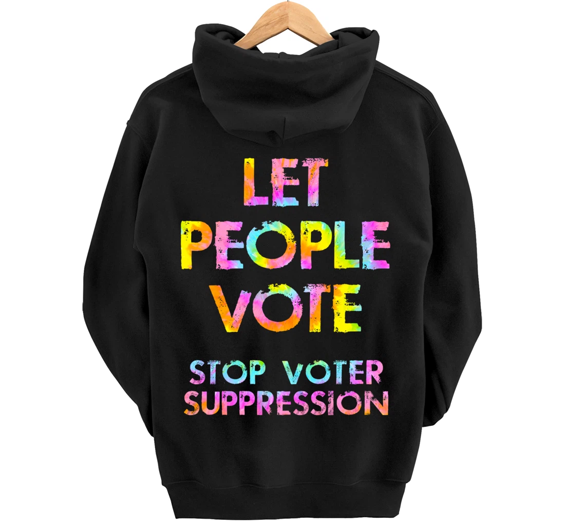Stop, end voter suppression. Right to vote. Voting rights Pullover Hoodie