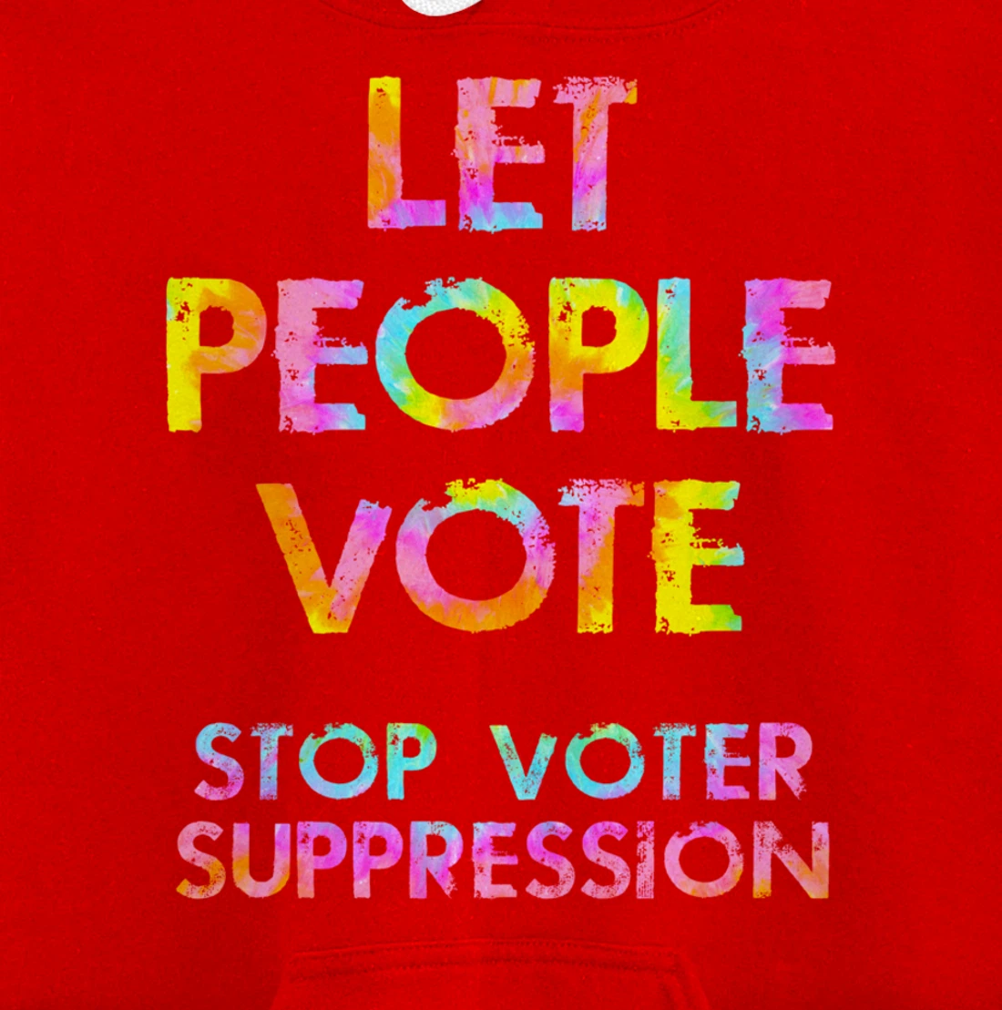 Stop, end voter suppression. Right to vote. Voting rights Pullover Hoodie