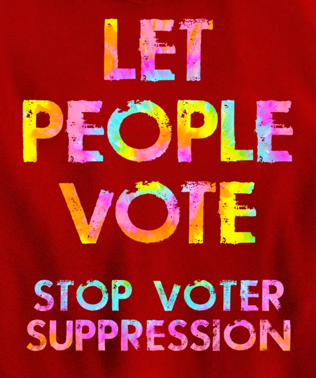 Stop, end voter suppression. Right to vote. Voting rights Pullover Hoodie