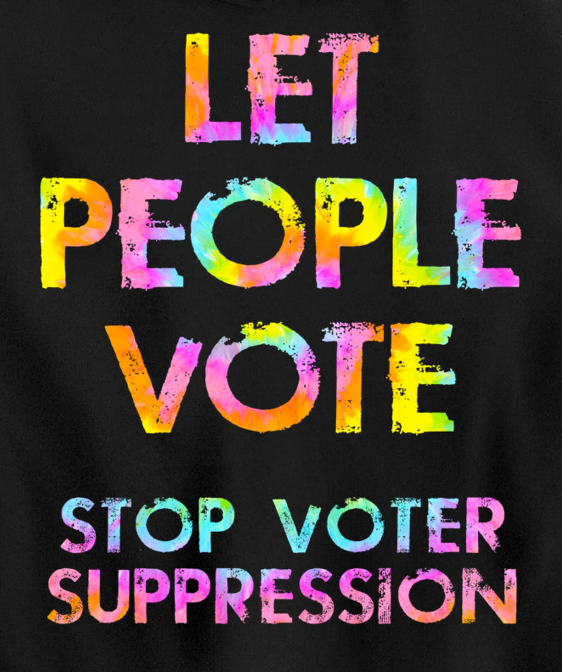 Stop, end voter suppression. Right to vote. Voting rights Pullover Hoodie