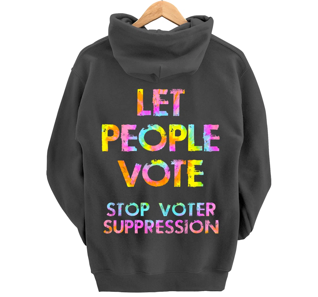 Stop, end voter suppression. Right to vote. Voting rights Pullover Hoodie