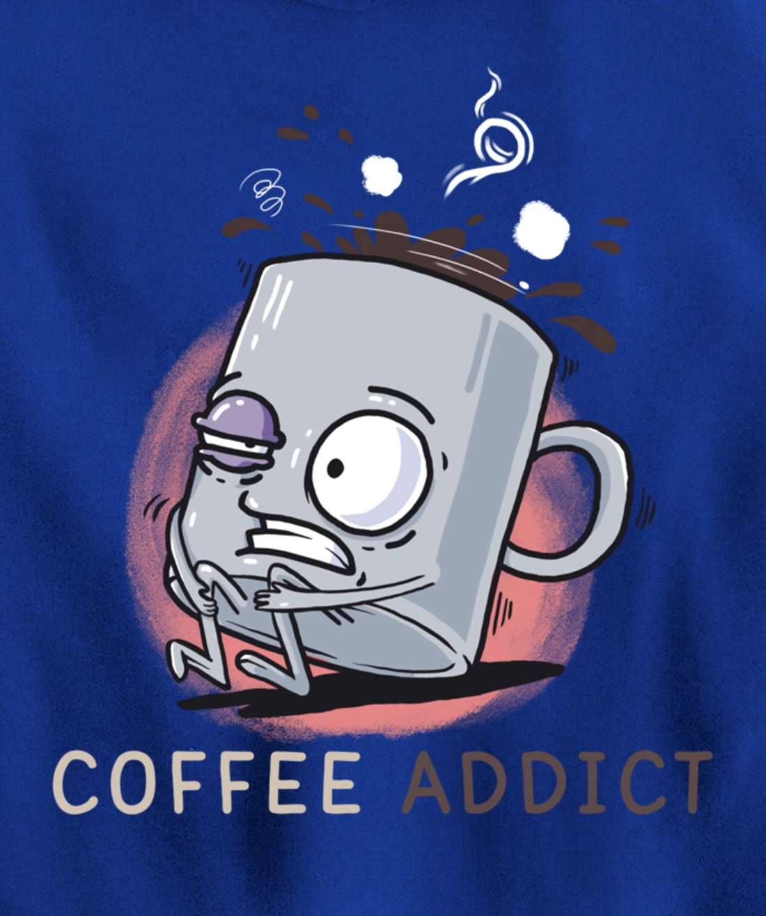 Coffee Addict Funny Coffee Lover Daily Dose Of Cafeiene Pullover Hoodie