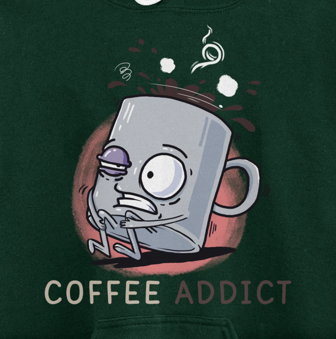 Coffee Addict Funny Coffee Lover Daily Dose Of Cafeiene Pullover Hoodie