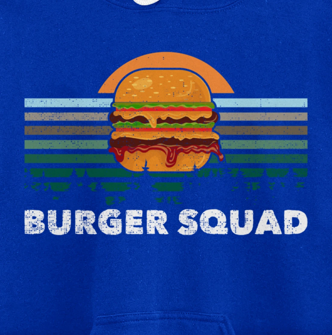 Cheeseburger Foodie Lover Team Hamburger Burger Squad Pullover Hoodie