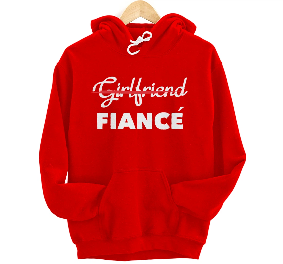 Girlfriend Fiancee Engagement Party Bride Bachelorette Pullover Hoodie