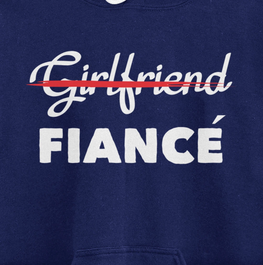 Girlfriend Fiancee Engagement Party Bride Bachelorette Pullover Hoodie