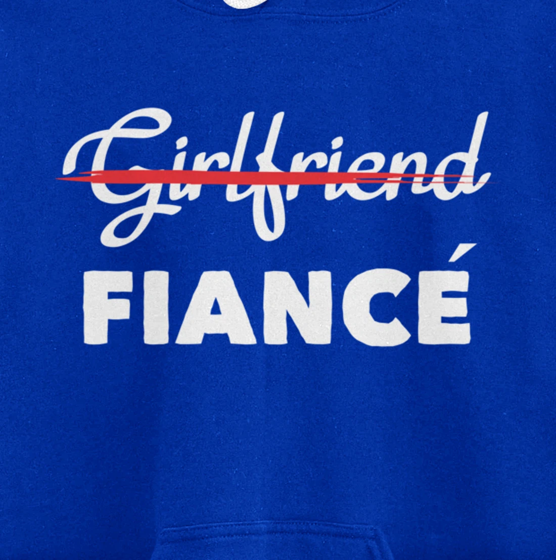Girlfriend Fiancee Engagement Party Bride Bachelorette Pullover Hoodie