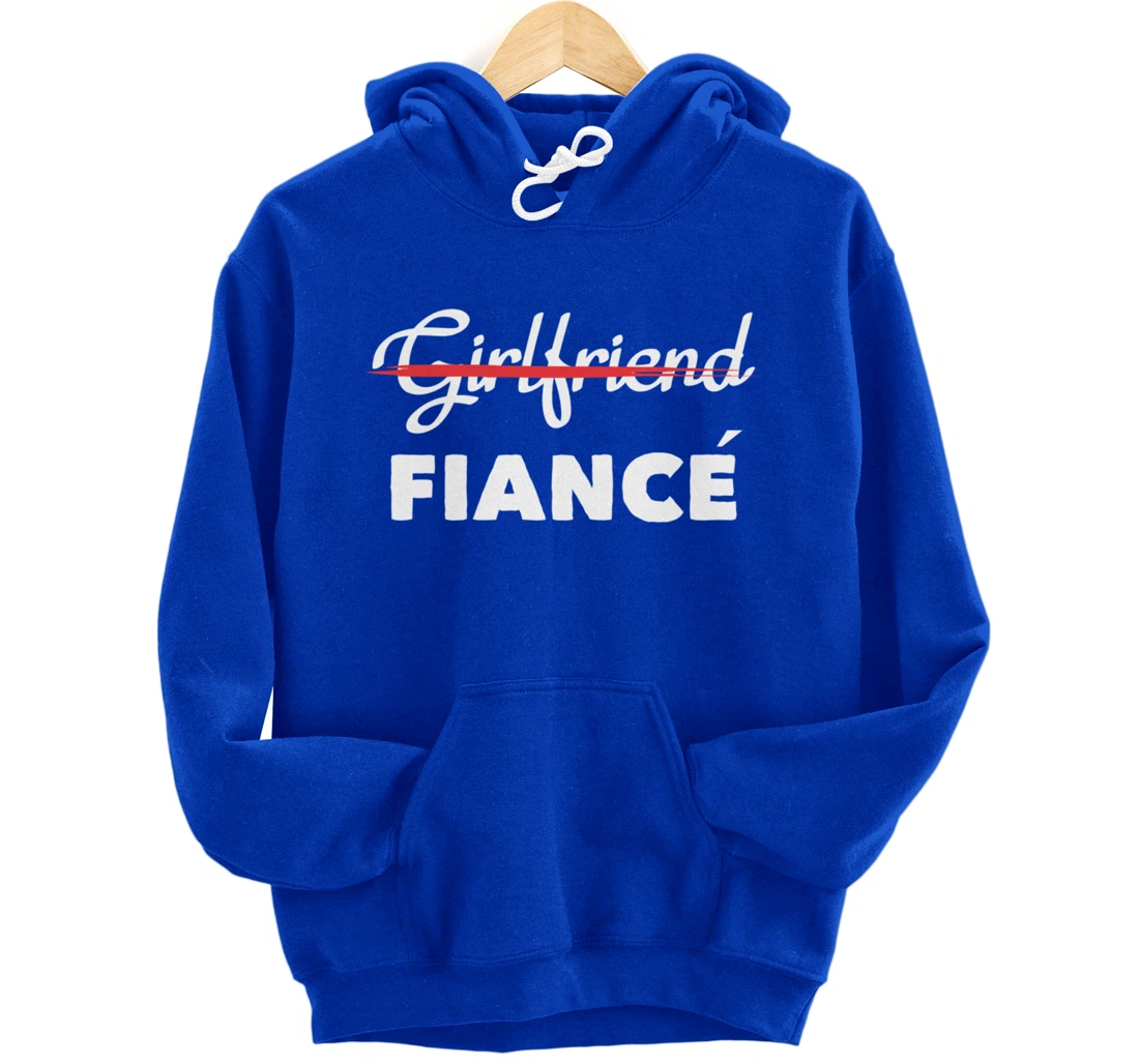 Girlfriend Fiancee Engagement Party Bride Bachelorette Pullover Hoodie